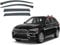 Postlre Regenabweiser Autofenster Kompatibel für BMW X1 i F48 2016-2022+, 4er-Set Wind- und Regenschutz, Wetterfest, Kratzfest, Einfache Installation