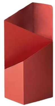 Sharplace Porte-parapluie à Double niveaux, organisateur de parapluie décoratif au Design nordique, porte-parapluie pour l'entrée, l'hôtel et la maison, Rouge