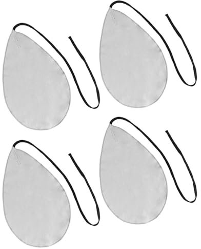 WUNZILO 4 Pcs Reinigung Tuch Klarinette Piccolo Flöte Sax Saxphone Oboe Innen Rohr Tupfer Tuch Reinigung Pflege Werkzeuge (grau）