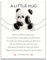 Pocket Hug Panda Glücksbringer Panda Pocket Hug Kleine Geschenk für Frauen Aufmunterung Geschenke Trost Geschenke Pocket Hug Positive Geschenke Gute Besserung Geschenke für Familie Freunde (Panda-B)