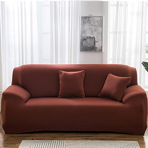 Sofaschoner rutschfest Retro Ziegel Rot Sofa Überzug Stretch Elasthan Couch Bezug Abnehmbare Waschbar Sofahusse rutschfest Moderne Sofaüberzug Universal Couchüberzug 2 Sitzer