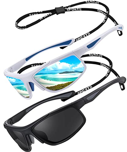 Perfectmiaoxuan Polarisierte Sonnenbrille Herren Damen für Radfahren Fahren Angeln Klettern Sommer Sportarten Leichtgewicht Urlaub Reisen Sonnen brille UV400-Schutz
