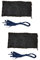 Toddmomy 2pièces Ombrage Extérieur Noir Filet De Solaire Occultation pour Jardin Et Balcon Accessoire De Couverture Résistant Aux UV