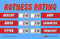 50x Hotness Rating Stickerset/Malle Stickerauswahl/Malle Aufkleber Set/Festival Sticker/Partysticker/Saufsticker/Mallorca/JGA Sticker/Oktoberfest