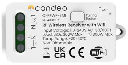 Smart Switch Module with Wifi for Kinetic Smart Switches to be used with Candeo Kinetic Switches