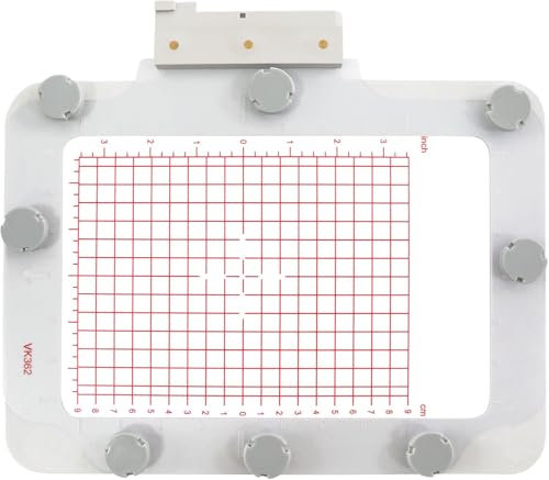 Sew Tech Magnetischer Stickrahmen aus Metall für Husqvarna-Wikinger-Stickmaschine, Designer-Diamant, Deluxe, Rubin, Royale, Topas, Pfaff, Creative Sensation Vision (17,8 x 12,7 cm, VK362)