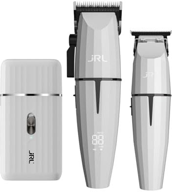 Onyx Ghost Collection #2 | Ghost Onyx 2020C-B Clipper & Ghost Onyx 2020T-B Trimmer & Ghost SF Pro Shaver | Pack spécial de machines de coupe + rasoir | Blanc