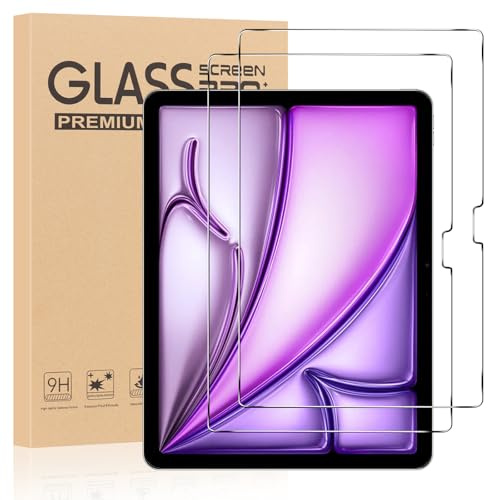 Coiwxmoi 2 Pezzi, Pellicola Prottetiva per iPad Air 13 Pollici M4/M3/M2 (2026/2025/2024), Vetro Temperato, 9H Durezza HD, Ultra Resistente Senza Bolle Protezione Schermo