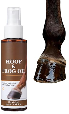 Hovspray för häst 100 ml Fuktgivande Stärkande Härdare | För hovar behöver extra stöd för Inomhus Utomhus Stall Fjäderfä Get Vårdrutin