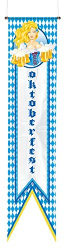 Straßenbanner * Oktoberfest * für die Wiesn und Eine Bier-Party | Straße Banner Deko Dekoration Motto Feier Bayern Oktober Fest Maßkrug Maßbier Maß