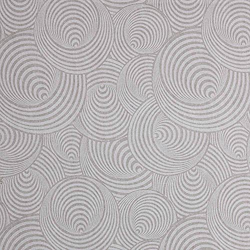 Kt KILOtela - Tischdeckenstoff - Dekostoff - Acryl-beschichtet - 140 cm breite - Meterware ab 50 cm - Preis gilt für 50 cm | Geometrisch. Beige, weiß