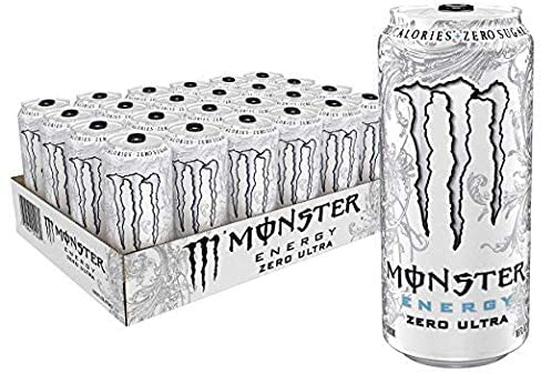 Monster Energy Drink and Reign Energy Drink 12 Pack Big 500ml Bottles. Mix and Match Flavors**(Energy Ultra White)