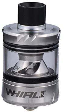 Uwell Whirl 2 Clearomizer Set für Ihre E Zigarette - 3,5ml Tankvolumen - Farbe: silber