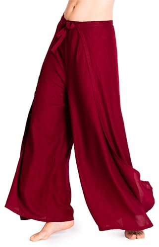 PANASIAM Sunshine Pants Plain, Bordeaux red, L