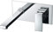 VALAZ Grifo Lavabo Cromado Empotrado | Grifo Lavabo Monomando, Mezclador Agua Fría y Caliente, Ahorro de Agua | Instalación Fácil y Rápida | Latón, Inoxidable, Elegante, Cuadrado, Serie Tajo