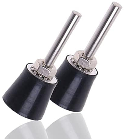 Yakamoz 2Pcs 1-Inch Sanding Pad Roloc Disc Holder Quick Change Roll Lock Sanding Discs Polishing Pads Holding Adapter Attachment for Drill Air Die Grinder Sander Grinding Rotary Tool - 1/4 Shank