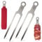 HERUKI Lot de 2 brochettes doubles de 36,6 cm en acier inoxydable très résistantes pour barbecue, kabob, shawarma, viande, poisson, poulet, accessoires de barbecue réutilisables pour Grill Master