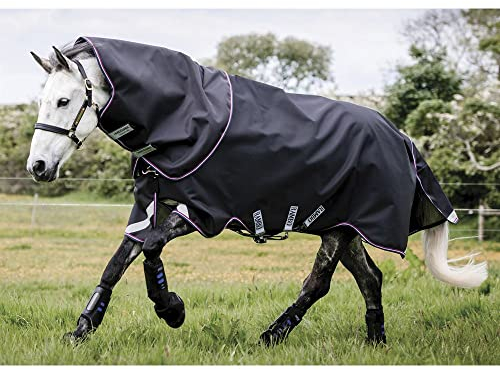 Horseware Regendecke Rambo Supreme Turnout 0g Größe 145, Farbe Navy/bordaux