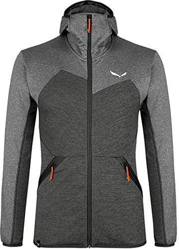 Salewa Puez Hybrid PL M Fleece, Giacca in Pile da Uomo, Black out Melange, S