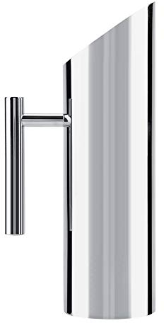 Carafe Eau INOX, Pichet à Eau en Acier Inoxydable avec Protection Contre la Glace Pichet à Boisson Froide Pot à Eau pour Hôtel à Domicile, Pot à Lait en Acier Inoxydable(1,5L)