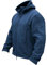 TACVASEN Herren Fleecejacke Military Outdoor Winddichte Jacke mit Kapuze, Gr. XXL, Königsblau