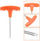 t27 torx Handle,Clé 27 T, Embout T27, Tournevis Slt 5X100Mm T27, Poignée Torx T27 T, Clé Torx T 27, Clé Torx T 27 Poignée T Universelle Tournevis Torx T27 pour 0812