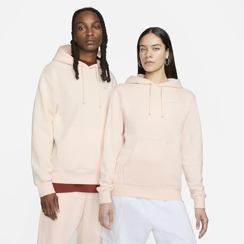 Nike Herren Club Bb Kapuzenpullover, Guava Ice/Guava Ice/White, L EU