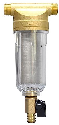 Wasserfilter Wiederverwendbare, Ausspülbarer Feinfilter Wasserhahn Wasserfilter Wasser, Water Filter, Wasser-Vorfilter-Sedimentfilter Für Brunnenwasserschlauch-Sedimentfilte (3/4'')