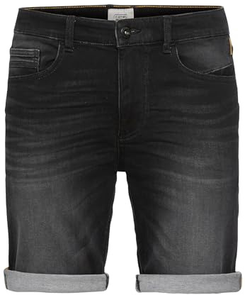 camel active Herren Jeans 5-Pocket Shorts, Schwarz, 35W EU