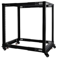 Alphacool 13736 ES 19 Open Frame Serverrack 15HE Verstellbare Tiefe Server Rack Gehäuse