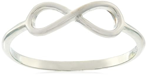 Beneto Ring Elegant Silver Infinity Ring AGG357 - Schaltung: 60 mm sBE1416-60, Estándar, Nicht-Edelmetall, Kein Edelstein