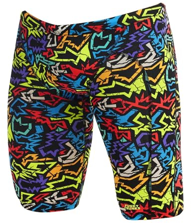 Funky Trunks Funk Me Jammer Badehose Herren chlorresistent UV Schutz 50+, Größe:6