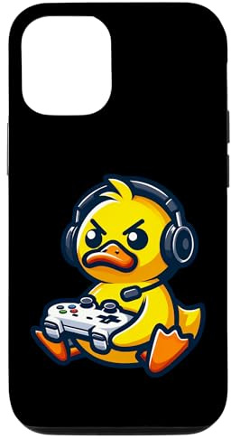 Lustige Ente Gamer Quack Videospiele Jungen Mädchen Kinder Hülle für iPhone 12/12 Pro