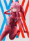 HfmQuisutron Jigsaw Puzzle 1000 Stück Zero.Two Japanische Science Fiction Anime Poster Für Spaß Erwachsene Holzpuzzle Spielzeug Geschenk De44Pz