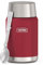 Thermos ICON Food Jar 0,71 l, rot/berry mat, Speisegefäß für Essen 710 ml, doppelwandigem 18/8 Edelstahl, hält warm und kalt, mit klappbarem Löffel, rutschfester Boden, absolut dicht