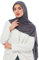 dscarf Hijab-Schal für Muslimische Frauen | Sofort Machbarer Jersey-Kopfschal | Fertig Genähter Jersey-Turban | Mode für Muslimische Frauen (Grau)