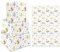 CORODER Geschenkpapier für Geburtstage, Party-Dekoration, Gastgeschenke, Partyzubehör, Bastelarbeiten, Geschenk, 5 Stück, 74,9 x 50 cm
