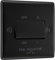 AMK® BG Fan Isolator Switch Extra Wide Rocker 10 Amp Matt Black Includes Fixings and Anti Moisture Gasket