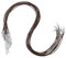 sourcing map 10pcs 20 Inch Waxed Necklace Cord, Bulk Necklace String with Clasp 1.5mm Waxed Leather Cord Rope for Jewelry Making DIY Bracelet Pendant,Dark Brown