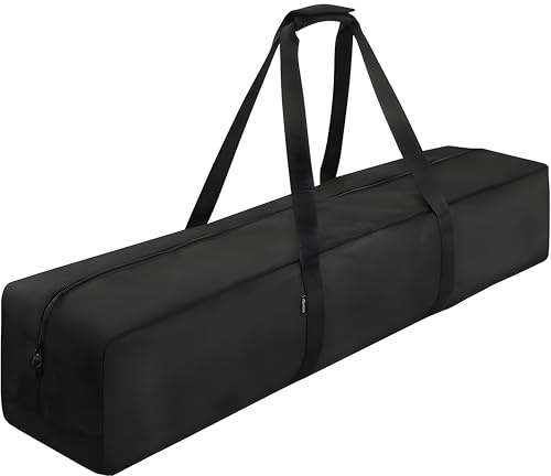 Shengruili 110x20cm Sac de Transport pour trépied,Sac à Main de Transport pour Micro,Light Stand Holdall Kit Universel,Accessoires de Photographie sur trépied,Sac de Rangement avec Cordon de Serrage