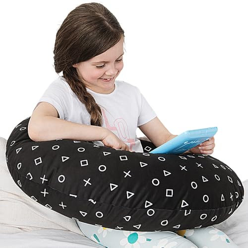 MKS Gaming Kissen für Sofa & Bett | Gamer Kissen für Jugendliche & Erwachsene | Entlastet Arme & Schultern bei Langen Sessions | Zocker Kissen mit waschbarem Bezug | Perfekt für Gaming & Filme