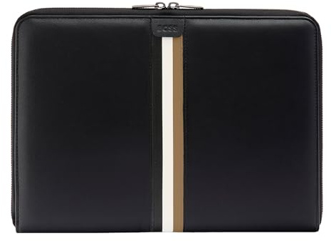 HUGO BOSS Schreibmappe Iconic Conference Folder Black schwarz