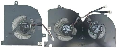 YXYOZMD Laptop-CPU-GPU-Lüfter für MSI GS76 WS76 Creator 17 GS76 für Stealth 11UE 11UG 11UH Kühlerlüfter MS-17M1 17M1-CPU BS5005HS-U4Q(CPU GPU Both)