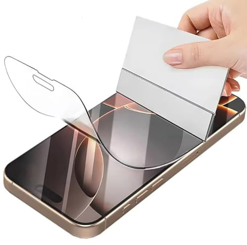Acoweous Transparent Hydrogel Protective Film for iPhone 14 Plus / 13 Pro Max 5G, Soft TPU Flexible Screen Protector [Ultra Thin] [High Sensitivity] 2 Pack