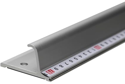 Snyderline Profi Schneidelineal Classic 70 cm mit Stahlkante Skala ab -1