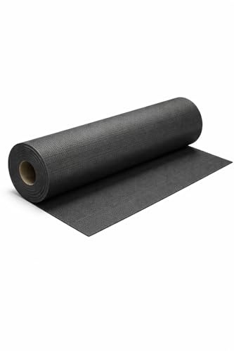 Schubladenmatte zuschneidbar – Antirutschmatte für Küche & Schubladen | rutschfeste Schubladeneinlage, lebensmittelecht & schadstofffrei | Made in Germany | Umbragrau (Breite: 50cm Länge: 150cm)
