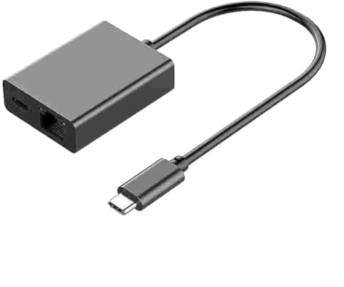 USB-C Gigabit Ethernet Adapter 1000Mbps für RJ45 LAN Dongle mit Gehäuse aus Aluminiumlegierung für stabile kabelgebundene Internetverbindung, kompatibel mit Fire TV und anderen