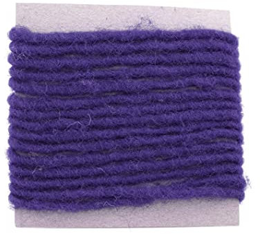 Wollkordel LILA 3 m x 4 mm (0,62€/m) Wolldocht 4 mm Kordel 100% Wolle Dekoband Schleifenband Geschenkband Filzkordel Wollschnur Wollband Bastelwolle