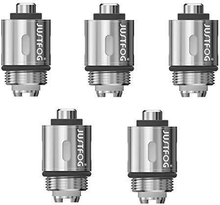 JUSTFOG resistenze 1.6 Ω – Confezione da 5 coil originali per sigaretta elettronica Q16, Q16 PRO, Q16 PRO PLUS, Q16 FF – cotone organico giapponese, svapo MTL, ricambio per atomizzatore Q16 PRO/PLUS