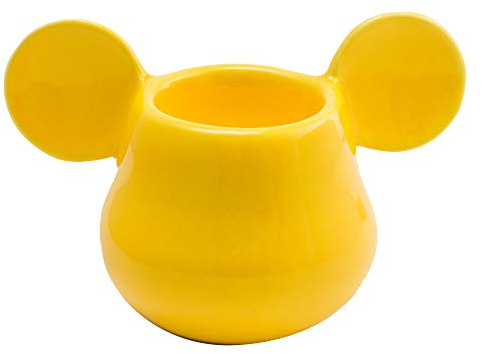 Joy Toy 62141 DISNEY MICKEY MOUSE 3D EIERBECHER GELB 11X7X7 CM
